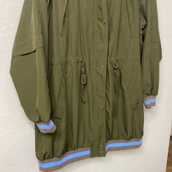 Free People wind swept jacket size small.Green and blue - Picture 3 of 15